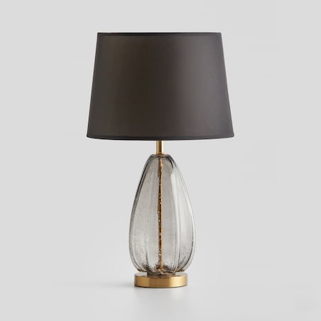 Lampa Stołowa Ze Szklaną Podstawą Glasis