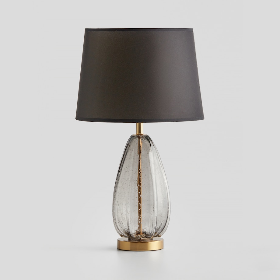 Lampa Stołowa Ze Szklaną Podstawą Glasis