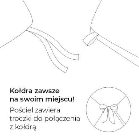 Pościel z bawełny satynowej Vilderis 200x220 cm z motywem zwierząt leśnych