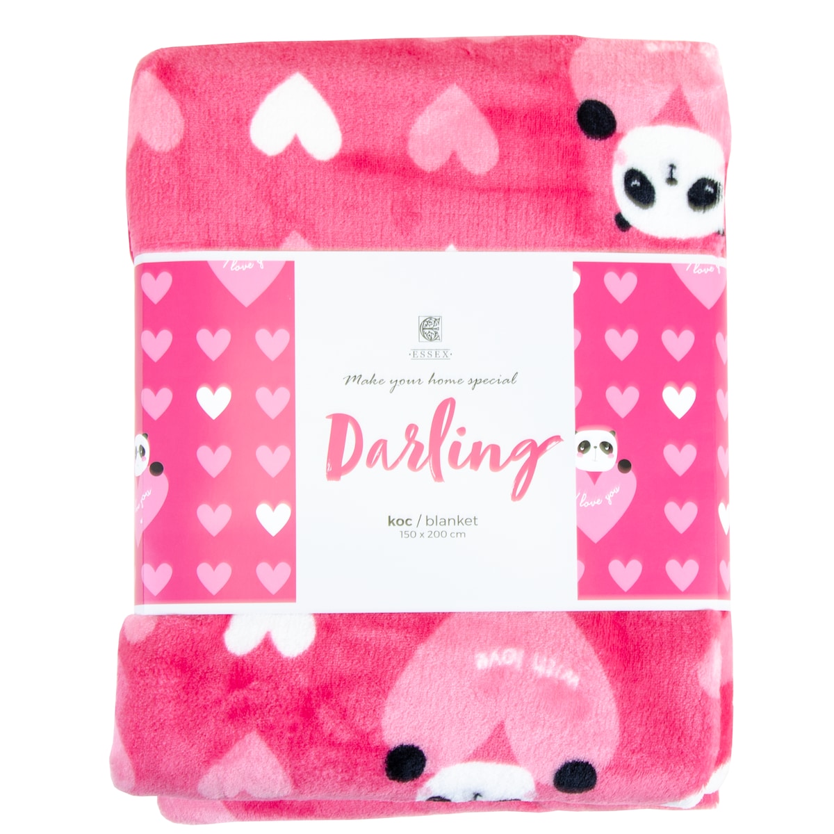 Drukowany koc Valentines 150x200 cm