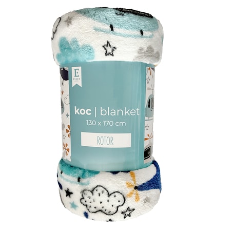 Drukowany koc dziecięcy Rotor 130x170 cm