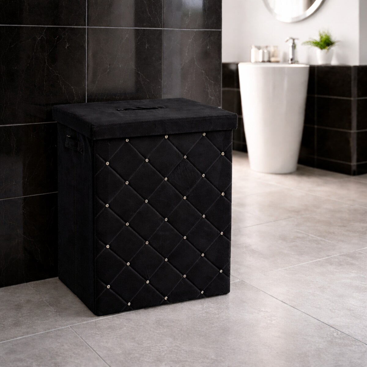 Kosz Na Pranie Diamante double 45x35 cm