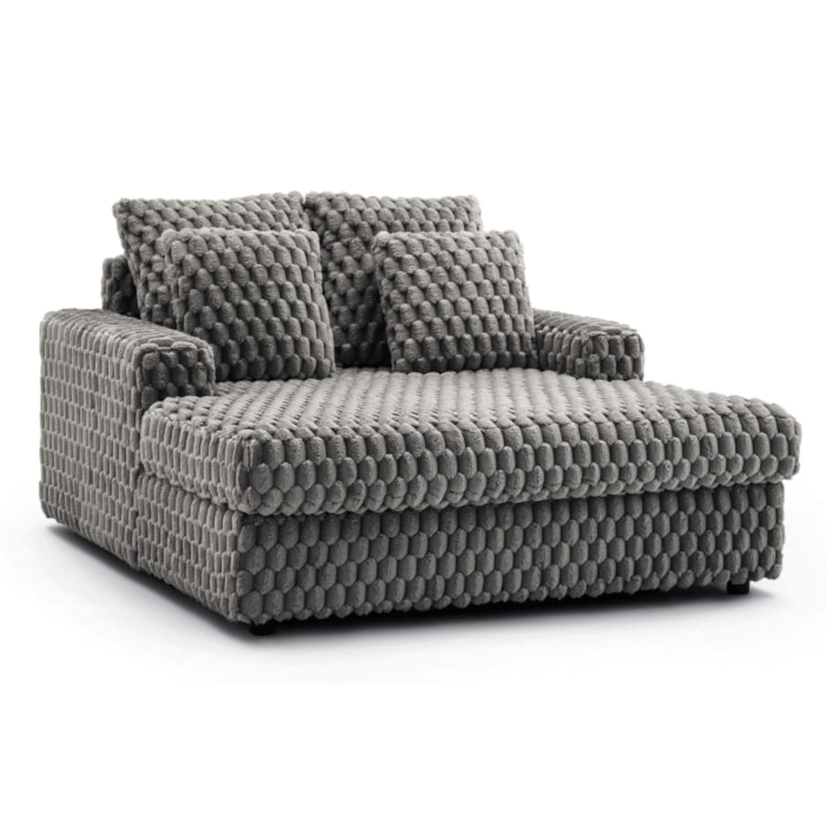 Fotel Wypoczynkowy Kanapa Sofa do Spania Salonu Welur Pluszowy KOBEL