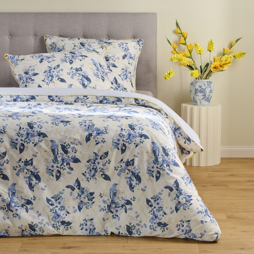 Pościel bawełniana z lamówką Lemondio 200x220 cm