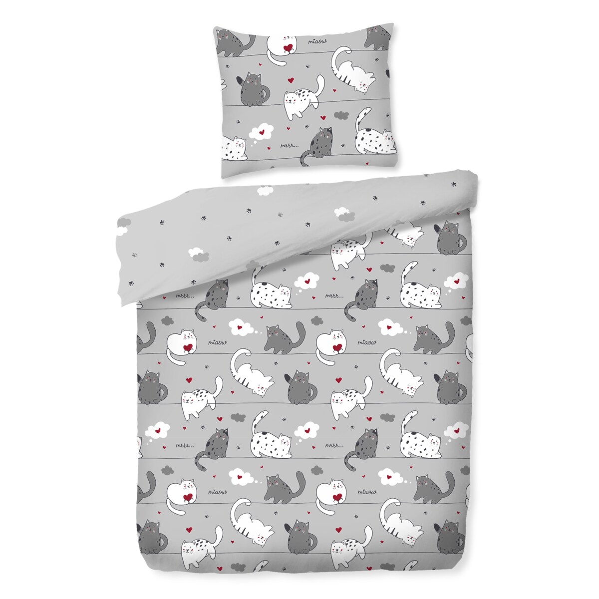 Pościel Z Mikrofibry Nuage 140x200 cm z motywem zwierzęcym