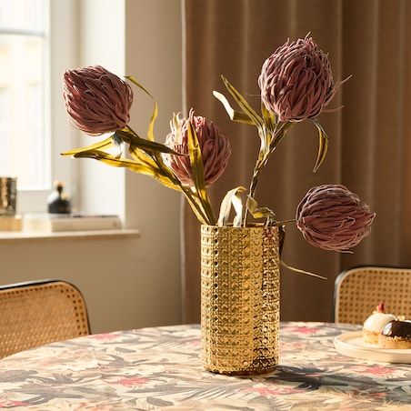 Wazon Sylvi z motywem geometrycznym