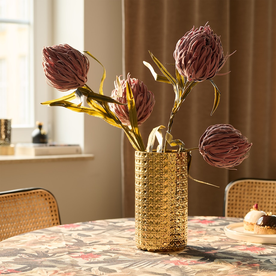 Wazon Sylvi z motywem geometrycznym