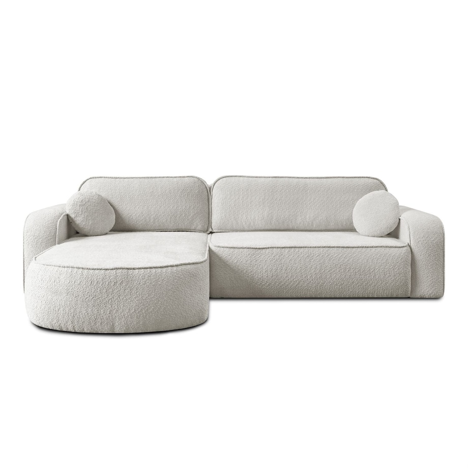 Rozkładany narożnik VENUS II z pojemnikiem na pościel, Coral 65