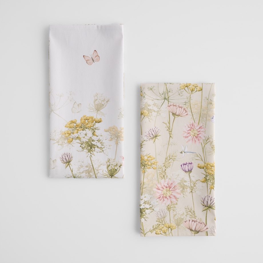 Komplet Ścierek Koperino 45x65 cm z motywem kwiatowym