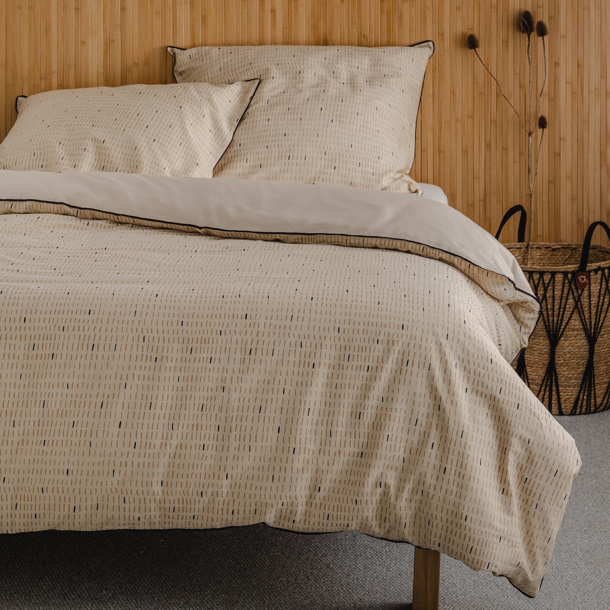 Pościel Satynowa Pointille 160x200 cm