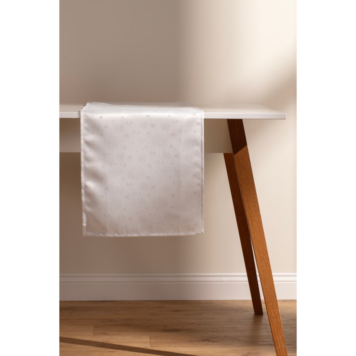 Obrus Żakardowy Xmas flake 35x180 cm
