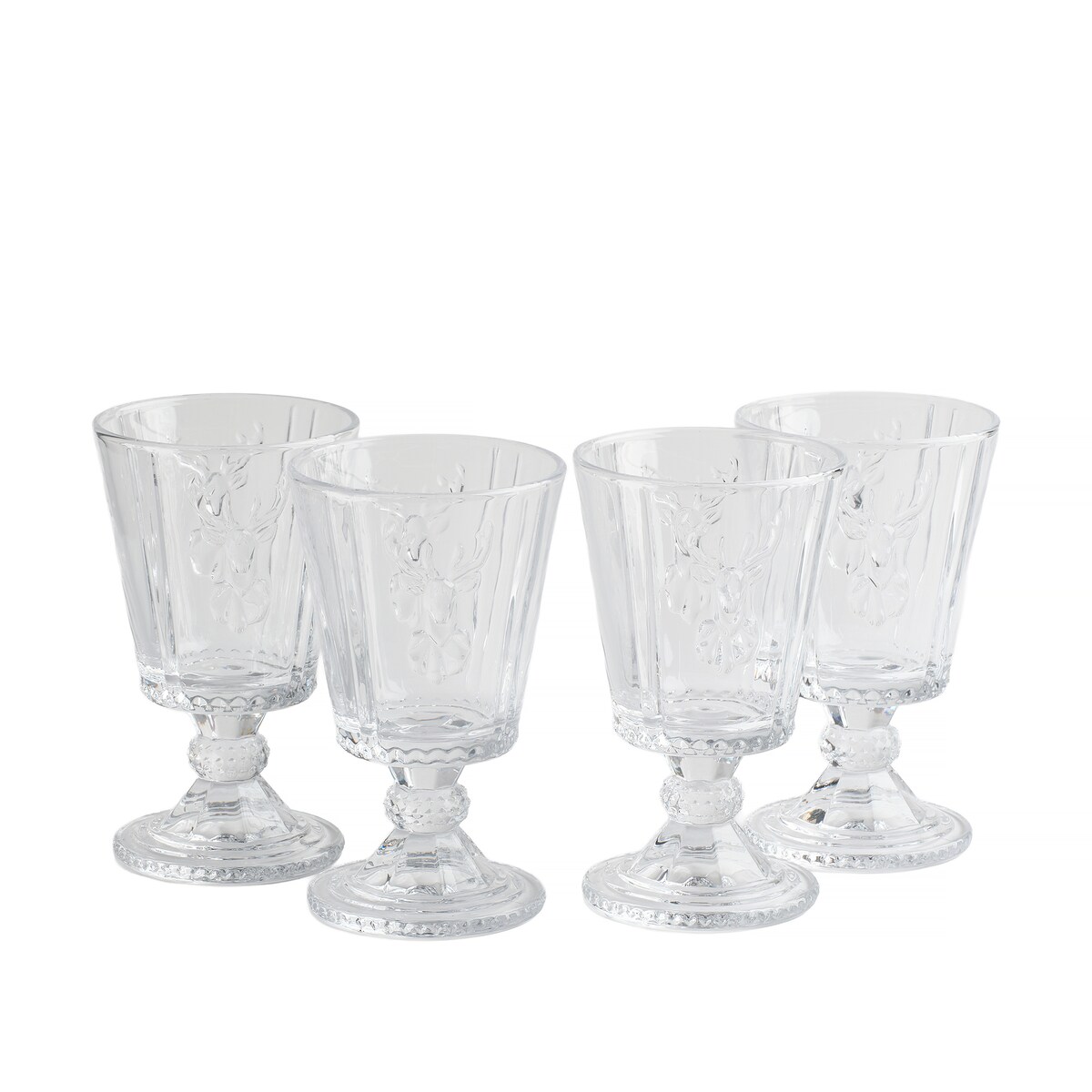 Komplet Kieliszków Do Wina Dreri z motywem renifera