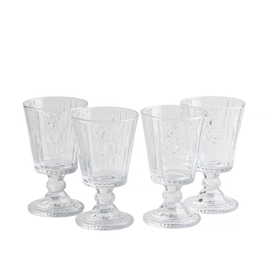 Komplet Kieliszków Do Wina Dreri z motywem renifera