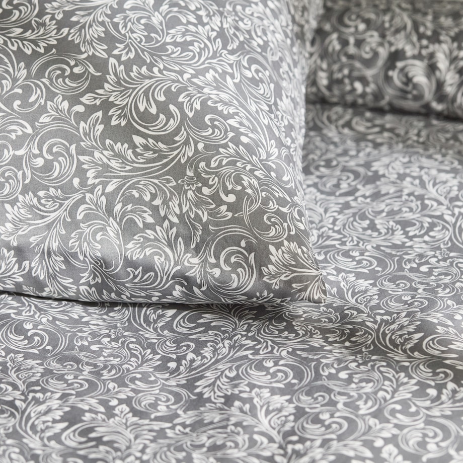 Pościel z bawełny satynowej Dovitteli 160x200 cm z motywem arabeski