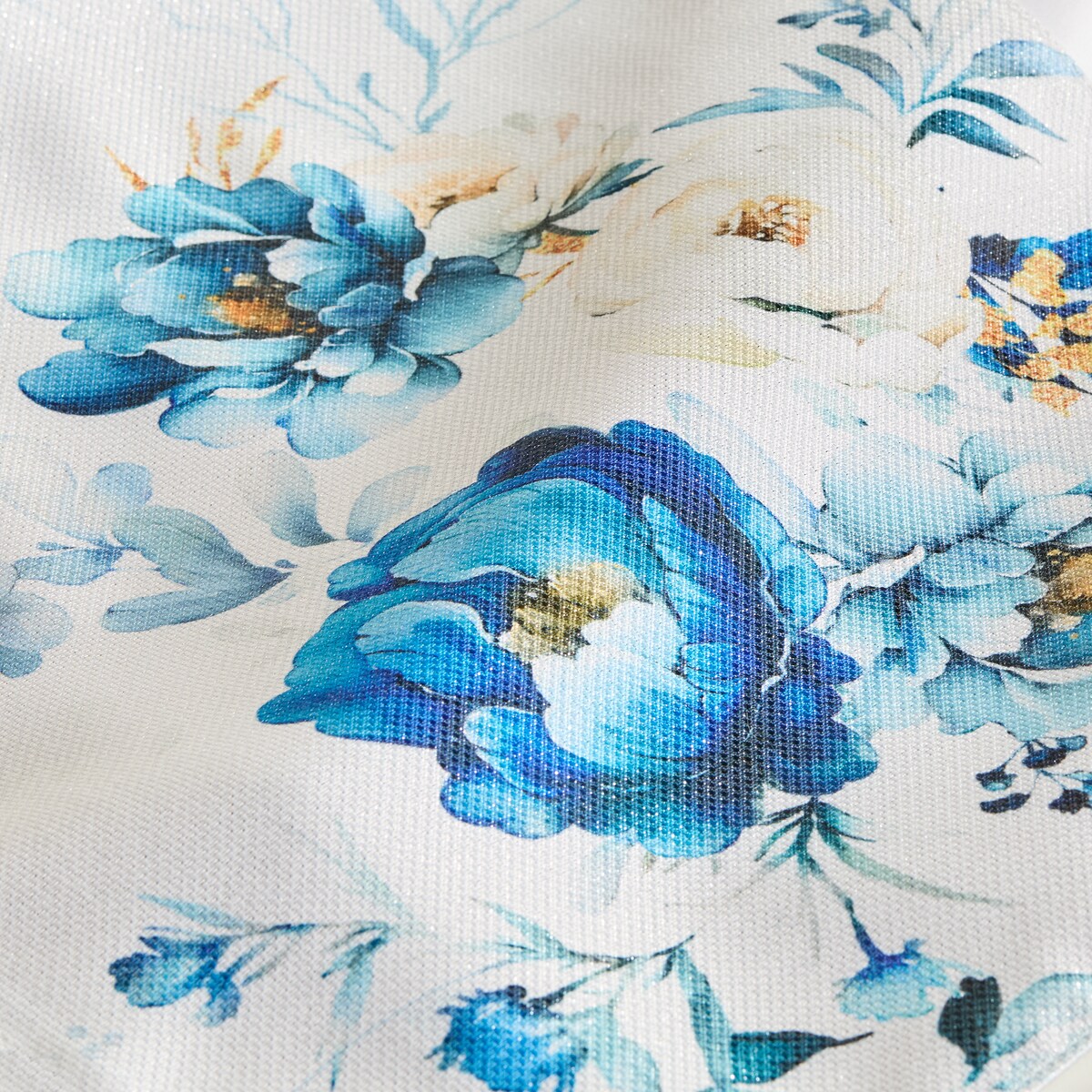 Bieżnik z nadrukiem Cyanelis 40x180 cm z motywem kwiatowym