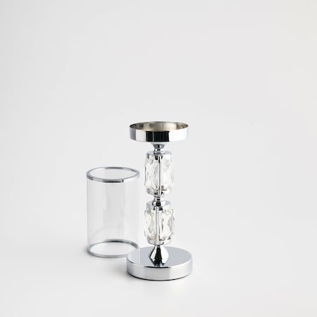 Świecznik Noova z motywem geometrycznym