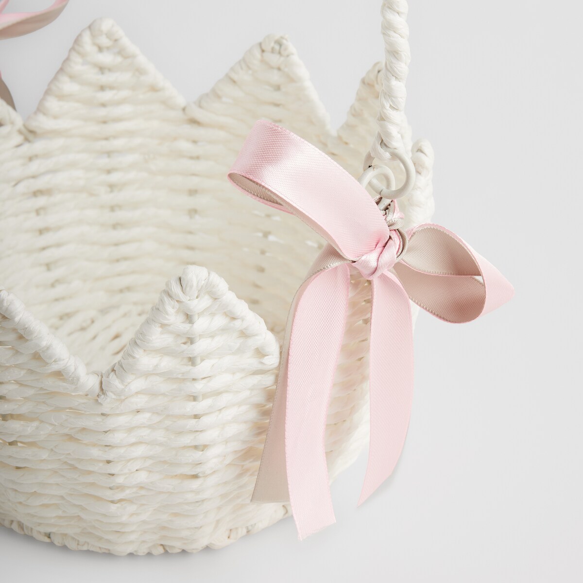 Koszyk z rączką Shella 22x22 cm z motywem skorupki