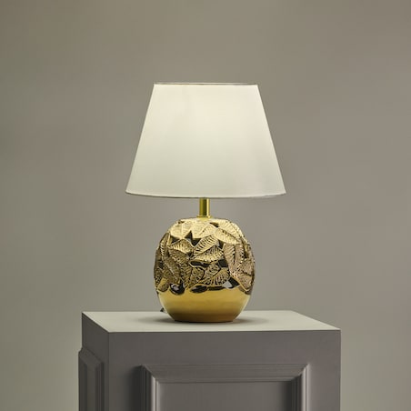 Lampa Stołowa Lefsi z motywem liściastym