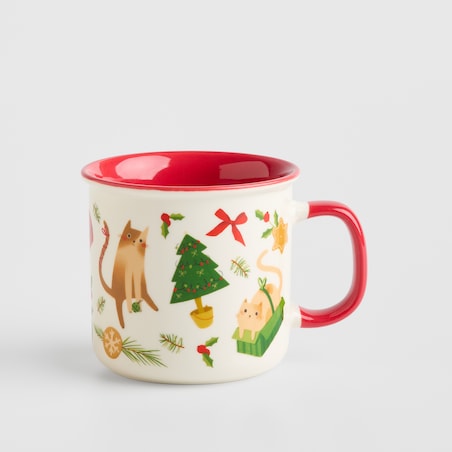 Kubek Miaoumas z motywem zwierząt leśnych