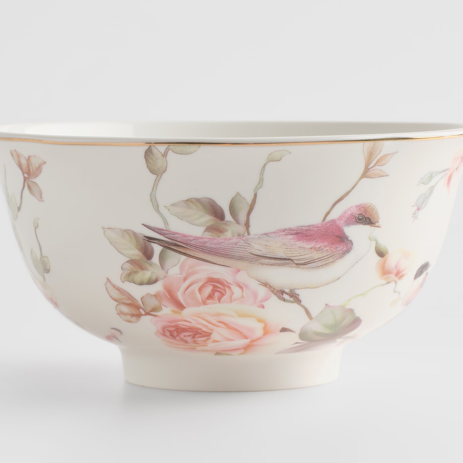 Miska Botania z motywem roślinnym