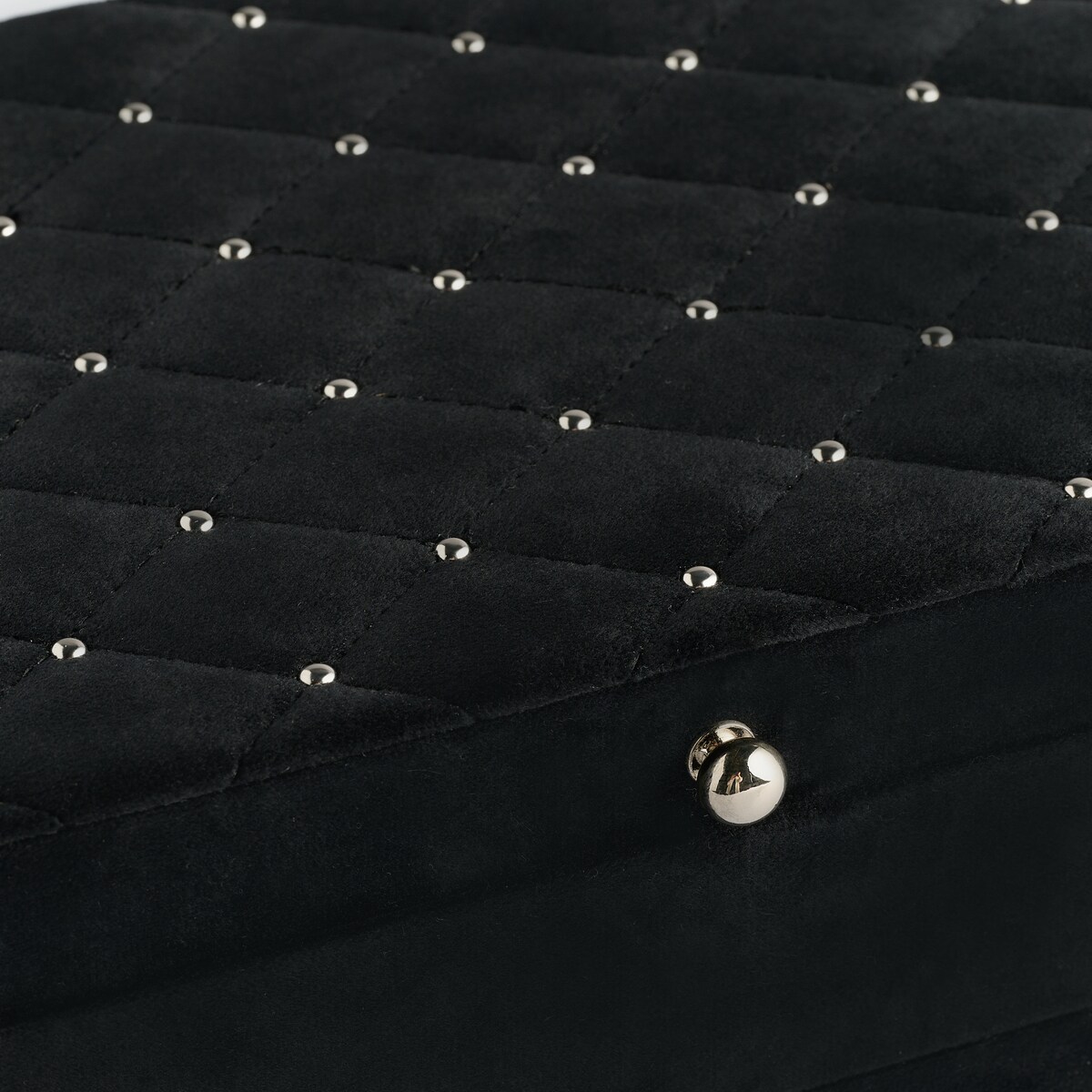 Welurowa szkatułka na biżuterią z szufladkami vazante