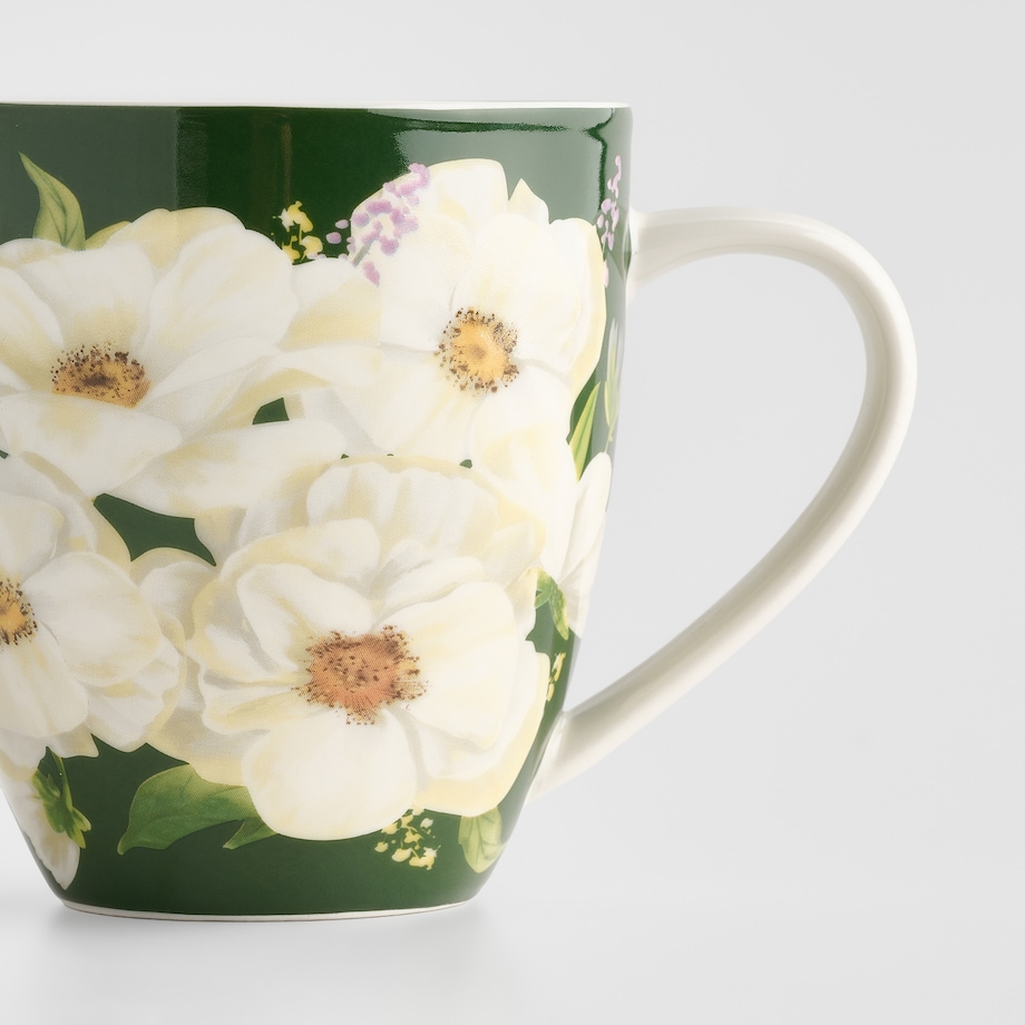 Kubek Emeris z motywem kwiatowym