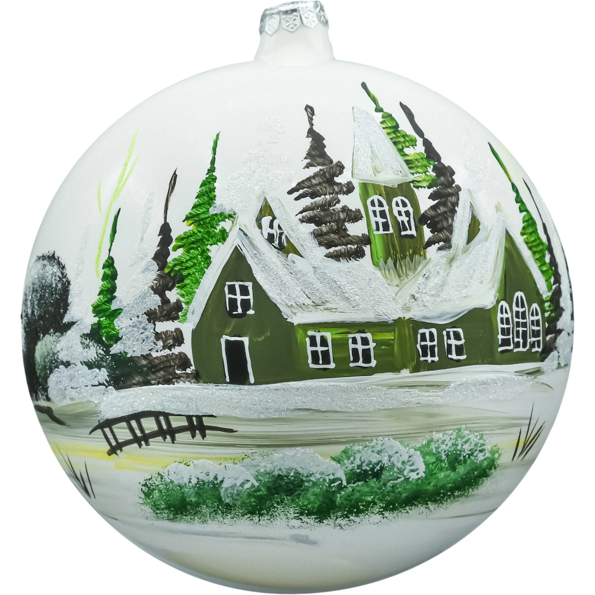 Bombka choinkowa: Duża Zielony Kościółek