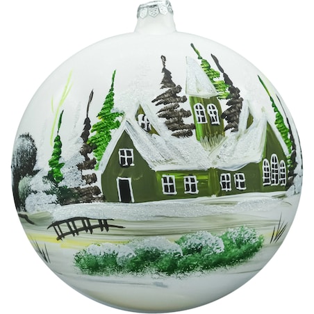 Bombka choinkowa: Duża Zielony Kościółek