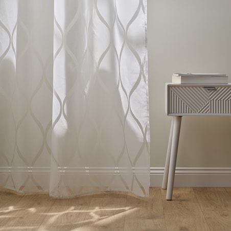 Firana Francoso 140x250 cm z motywem geometrycznym