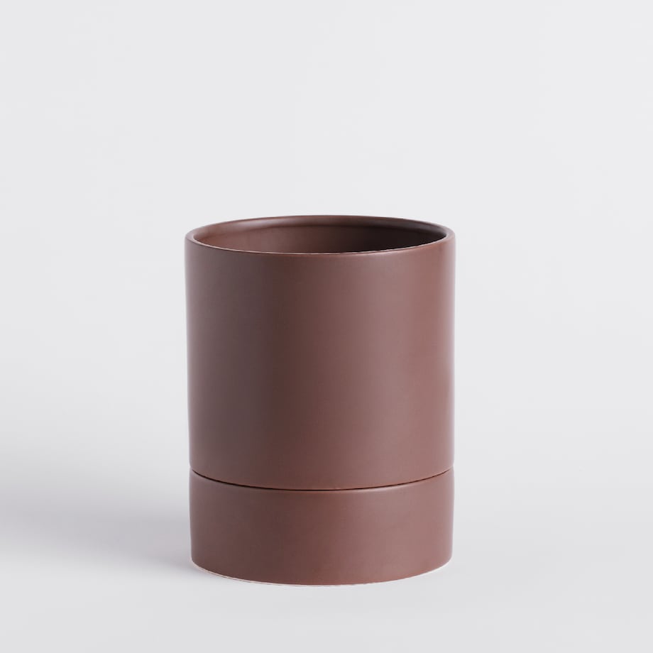 Doniczka Hannu z motywem geometrycznym