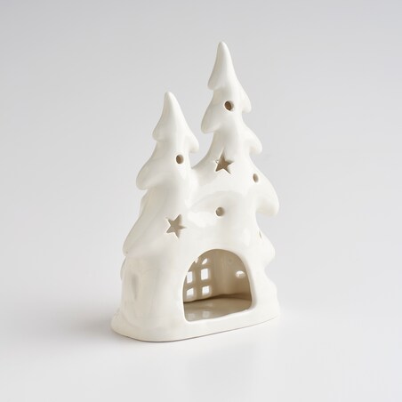 Świecznik Snowy village z motywem domku