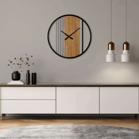 industrialny zegar ścienny remo ø 60 cm