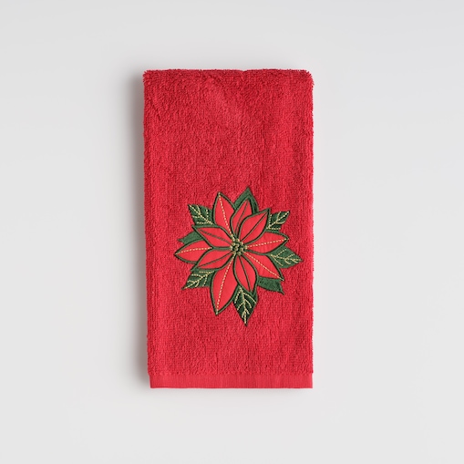 Ręcznik Kuchenny Poinsetta 37x50 cm z motywem gwiazdy betlejemskiej