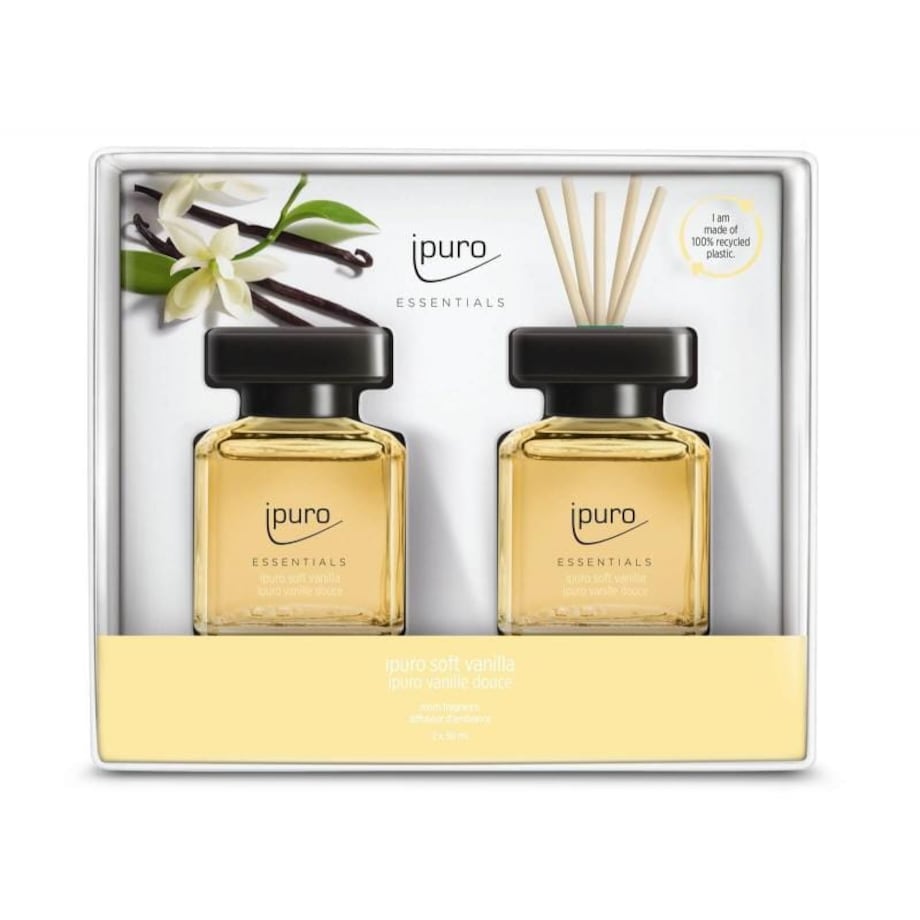 Zestaw prezentowy ipuro ESSENTIALS, Soft Vanilla, 2 x 50 ml