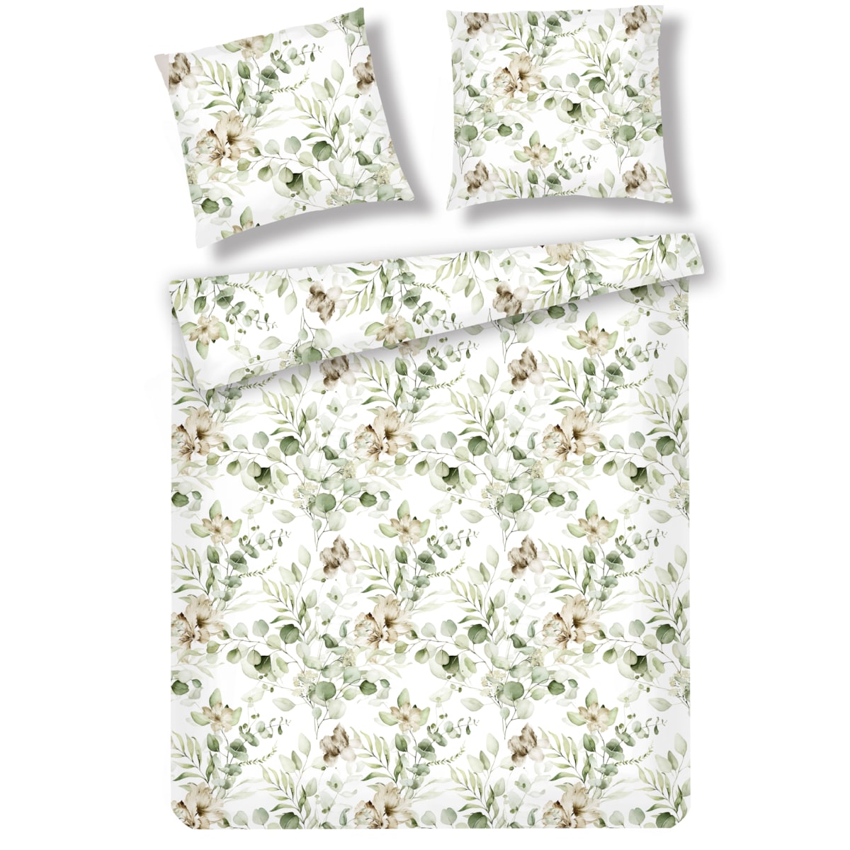Komplet pościeli z mikrofibry Nutii 200x220 cm z 2 poszewkami 70x80