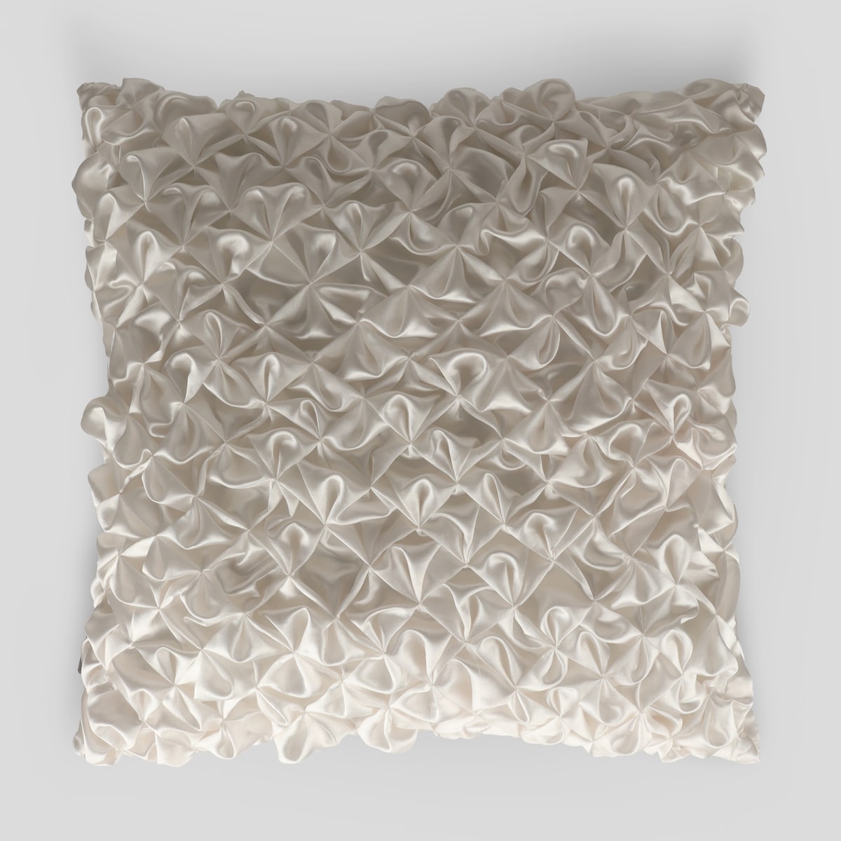 Poszewka satynowa drapowana Glamo 45x45 cm