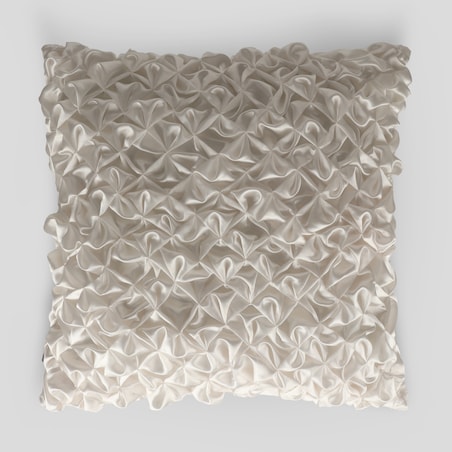 Poszewka satynowa drapowana Glamo 45x45 cm