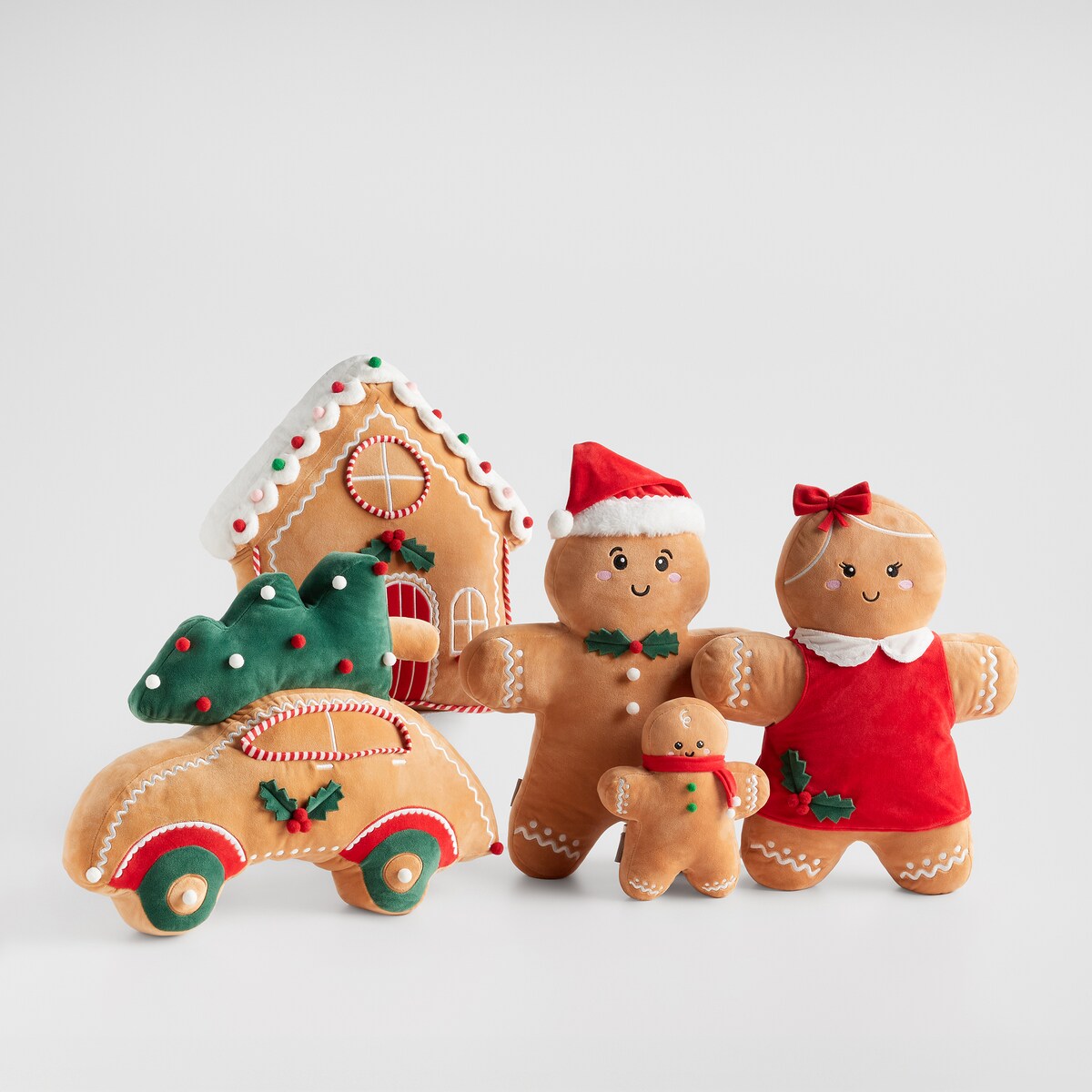 Poduszka Dekoracyjna Gingernest z motywem piernika