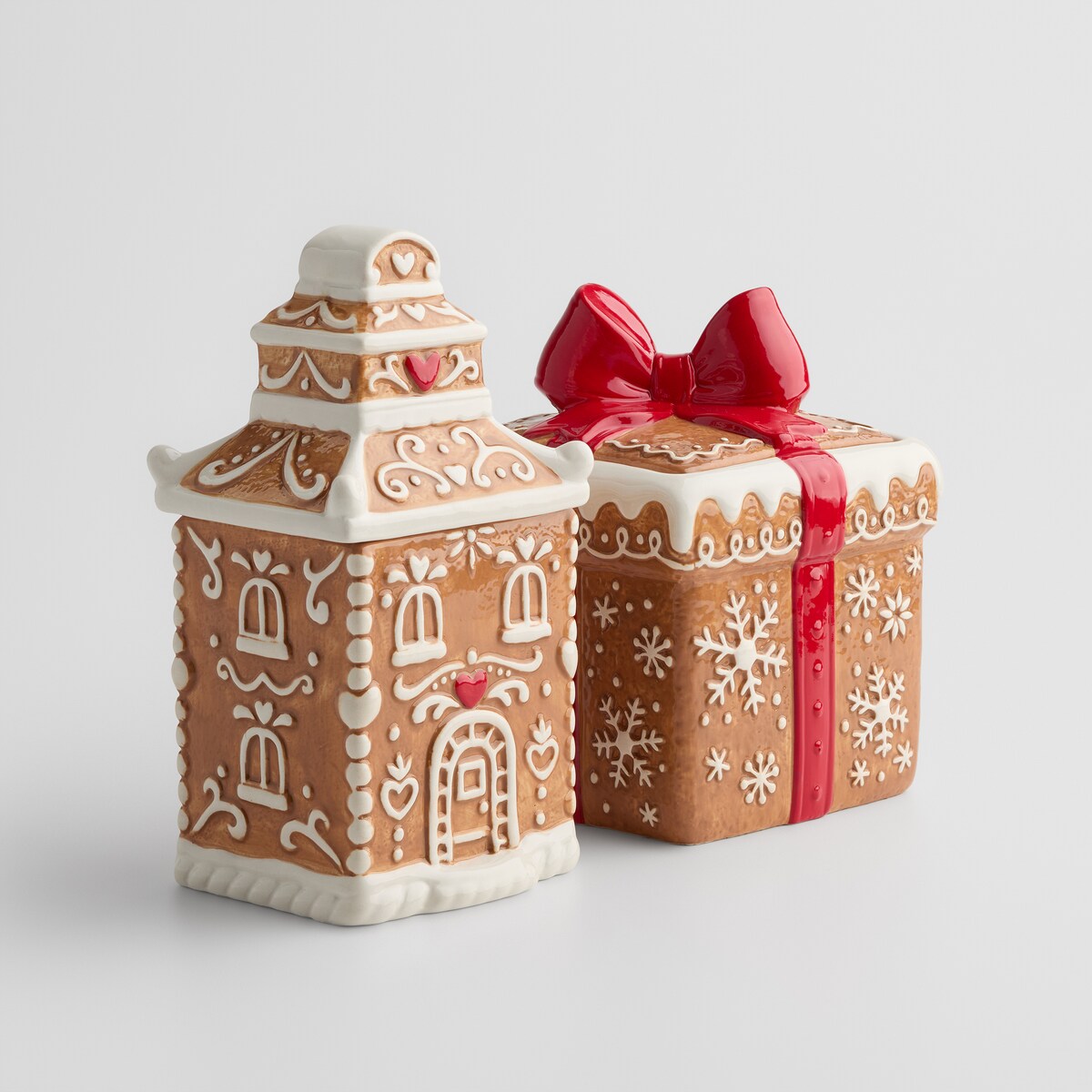 Pojemnik Gingerbox z motywem śnieżynki