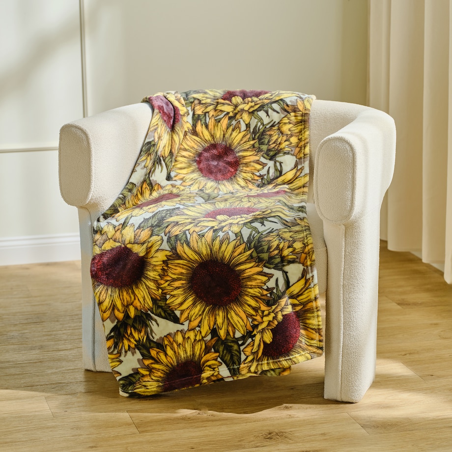 Drukowany koc Sunflorio 150x200 cm