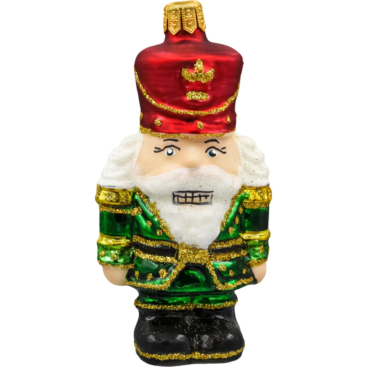 Bombka choinkowa: Zielony dziadek do orzechów