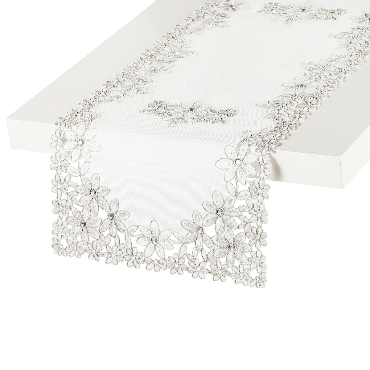 Bieżnik Adelaida2 35x174 cm z motywem kwiatowym