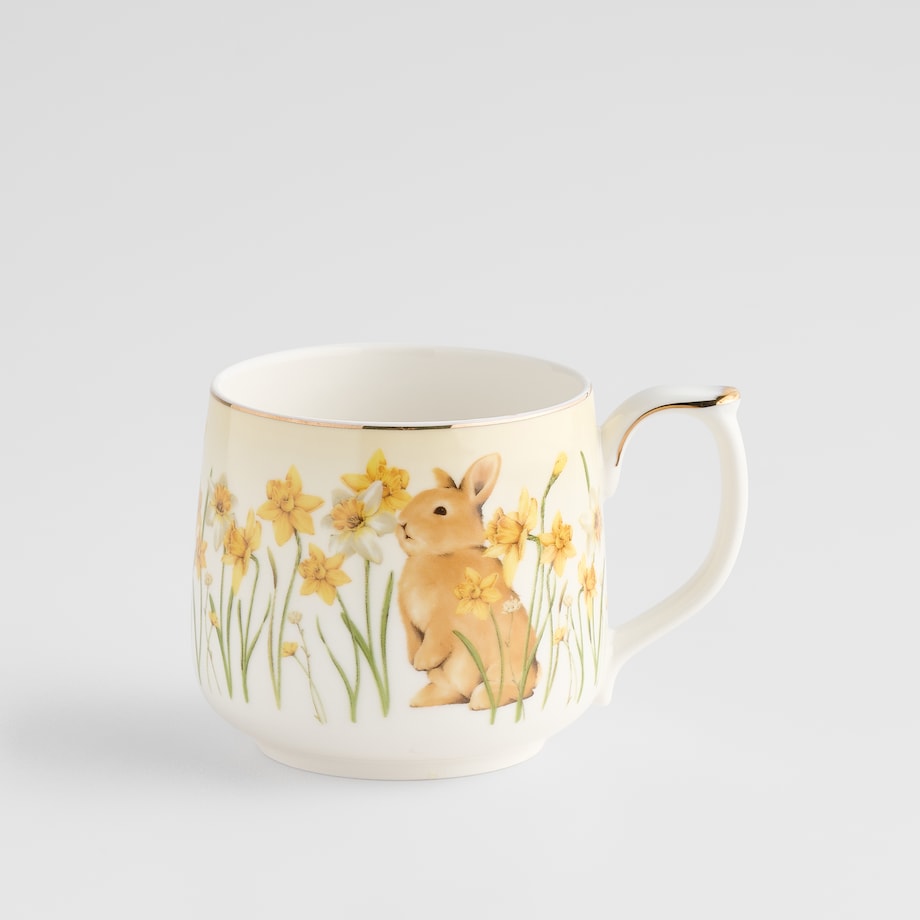 Kubek Daffelisbunny z motywem królika