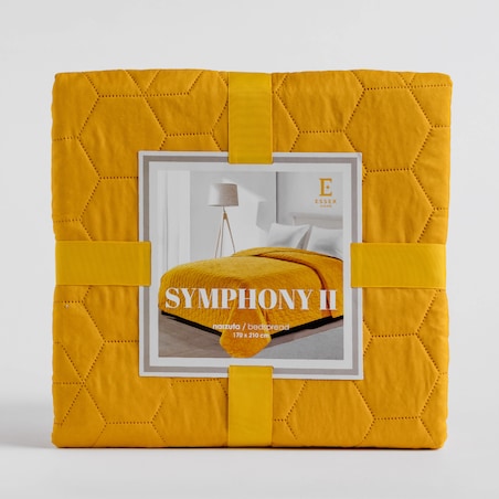 Jednokolorowa narzuta na łóżko Symphony II 200x220 cm