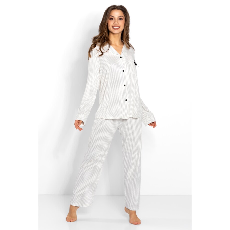 Piżama Beatrice Ecru, XL