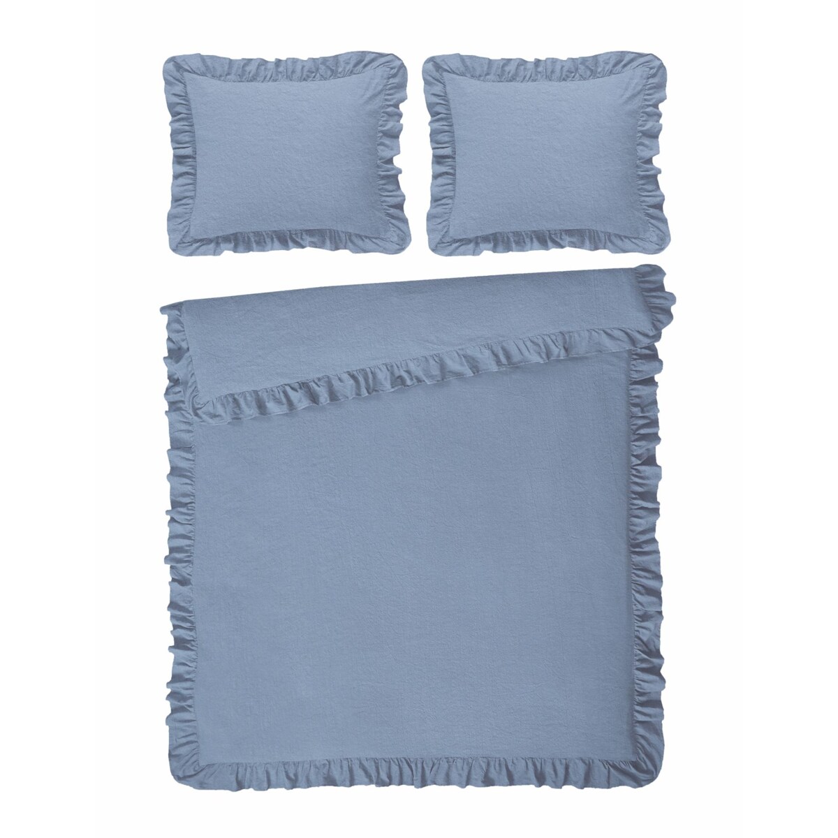 Pościel Bawełniana Falbines 160x200 cm