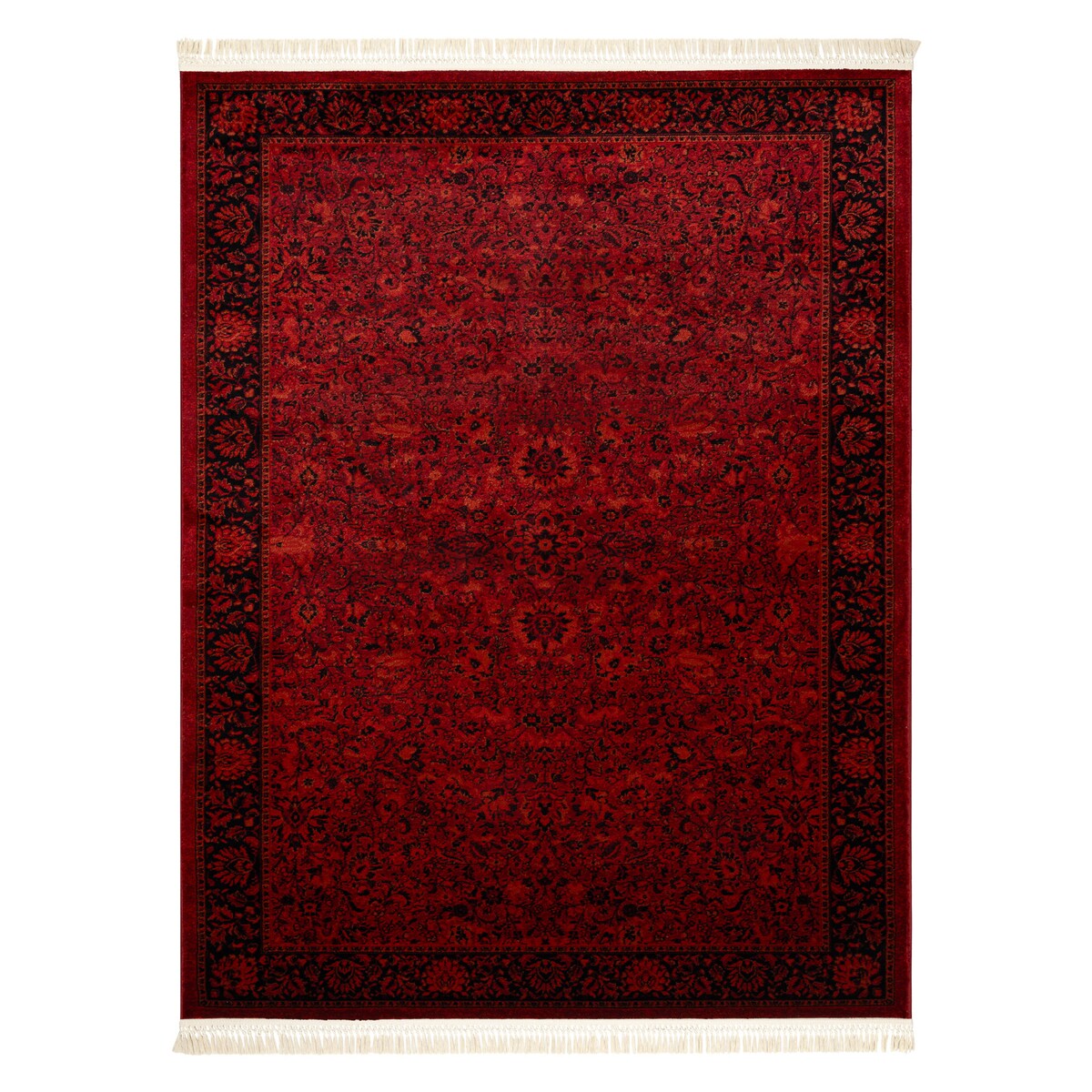 Dywan ORIENT 5125 bordo / czarny Ramka, 150x230 cm