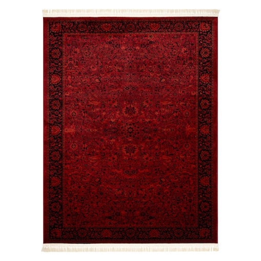 Dywan ORIENT 5125 bordo / czarny Ramka, 150x230 cm