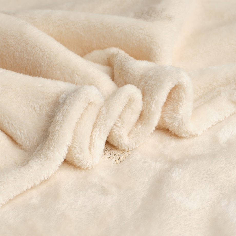 Drukowany koc Genna 150x200 cm z motywem choinki