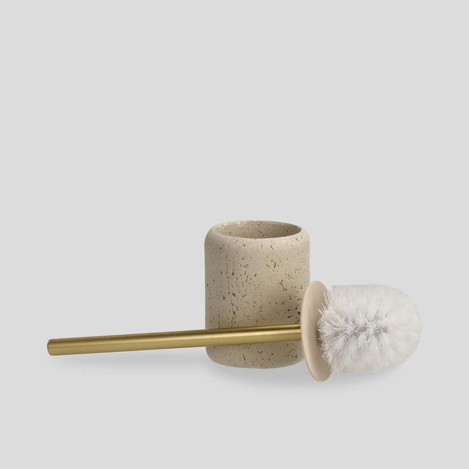 Szczotka toaletowa z masy żywicznej kamienny efekt alis